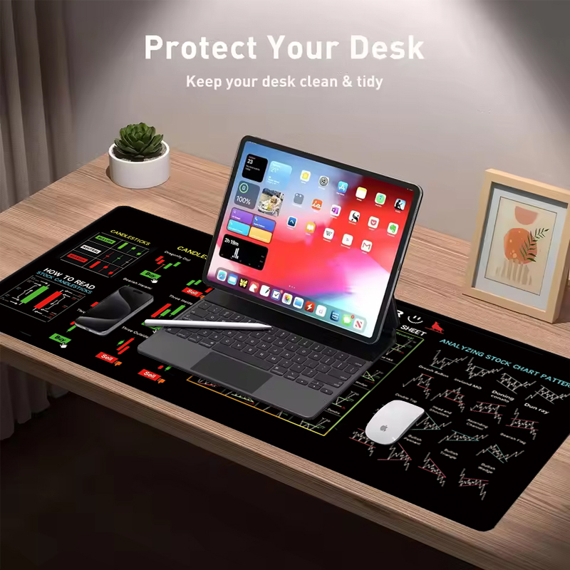 EXCO Stock Market Trader Tappe - Leather Desk Pad recensione e prezzo