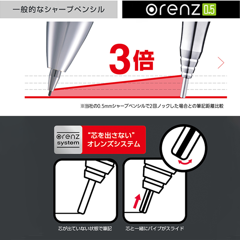 1pc Pentel Orenz matita meccan - Mechanical Pencil 0.3 recensione e prezzo